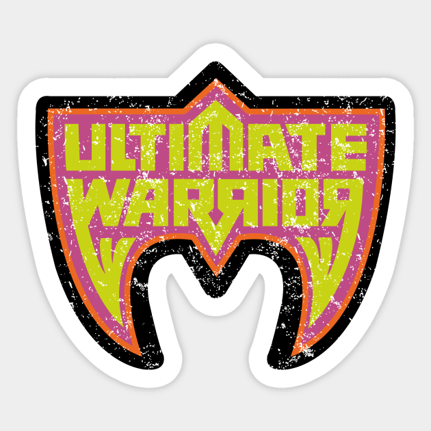 Ultimate Warrior  Retro Vintage Sticker by nataliawinyoto